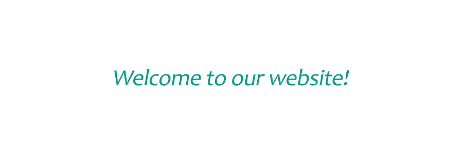 Welcome to our website!